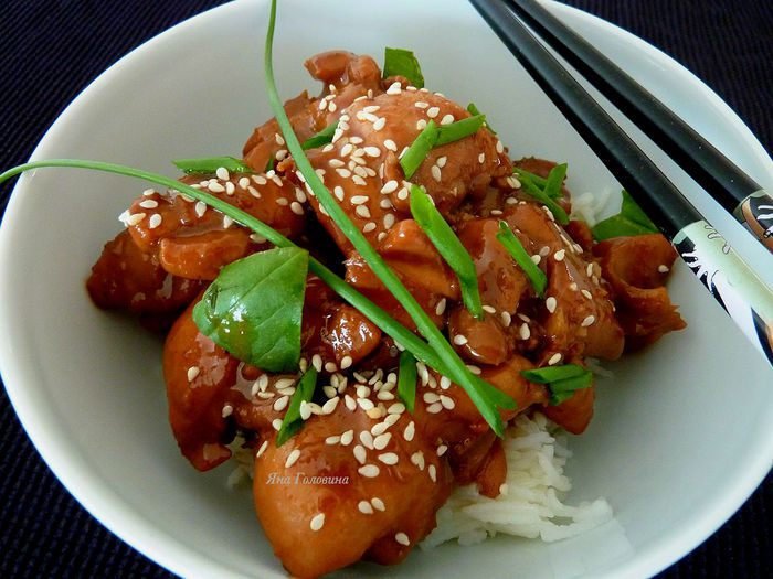 Курица в кокосовом маринаде