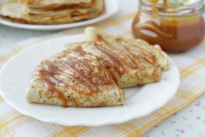 Кукурузные блины с маком