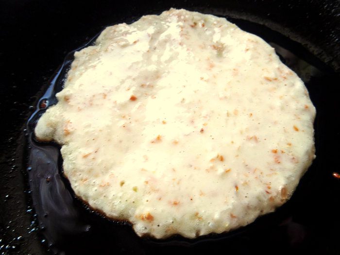 Блинчики с кокосом и отрубями