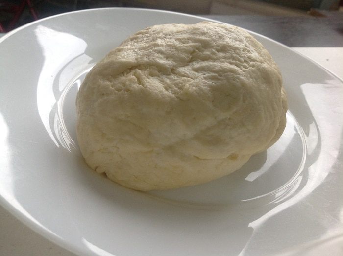 Пирожки с творогом, салями и сыром