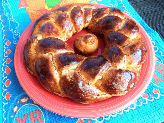 Пасхальная коса с цукатами