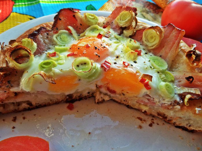 Лепешка с &amp;quot;глазуньей&amp;quot;