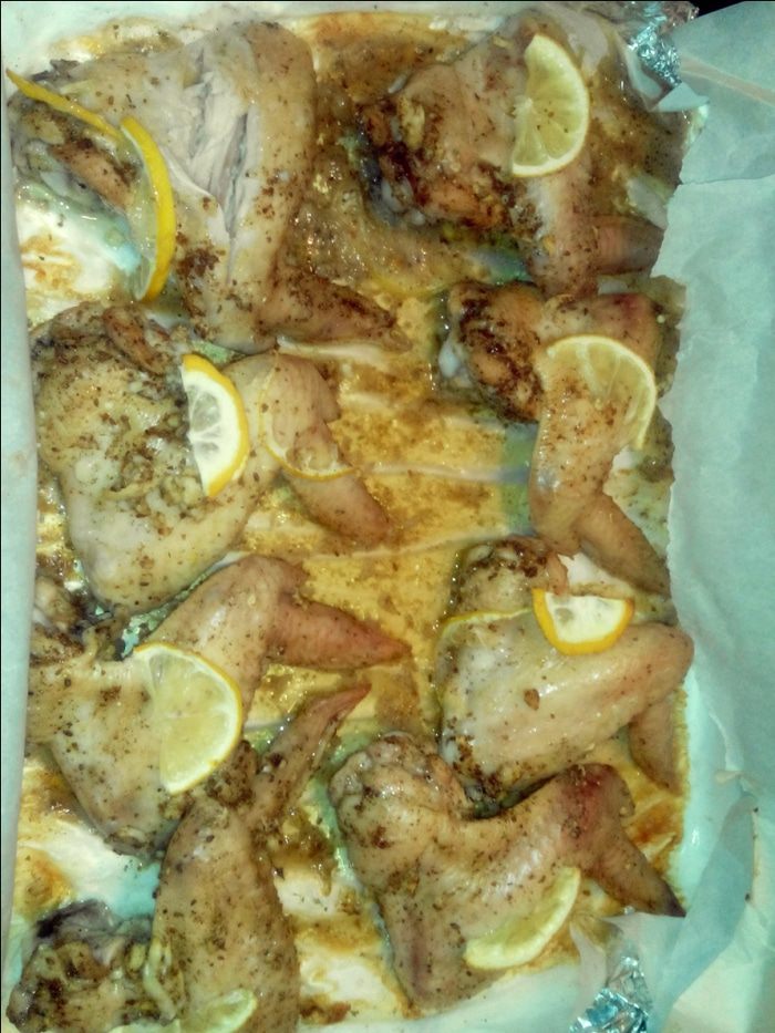 Курица в маринаде с лимоном