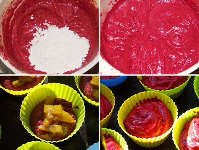 Кексы &amp;quot;Красный бархат&amp;quot; с тыквой