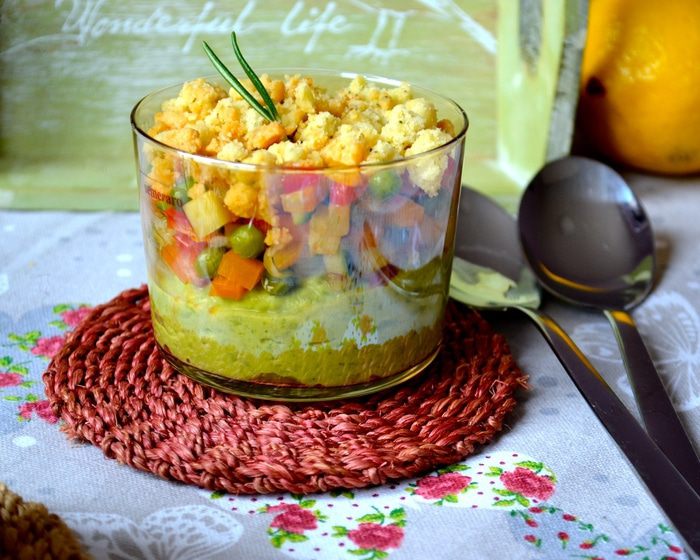 Овощной крамбл 