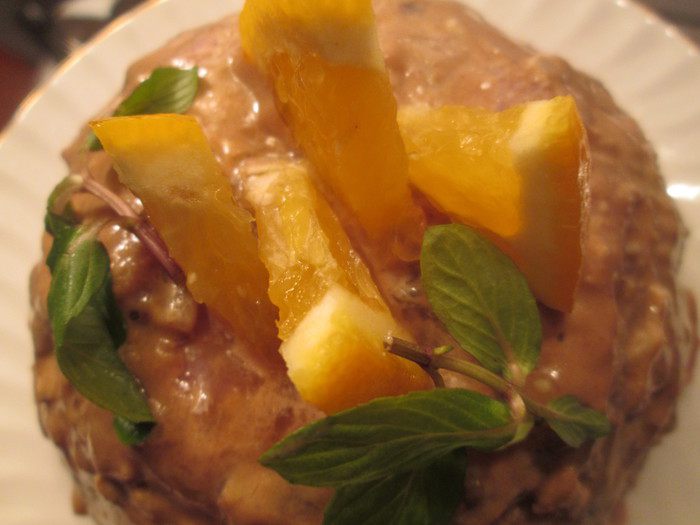 Террин из утки с фундуком 