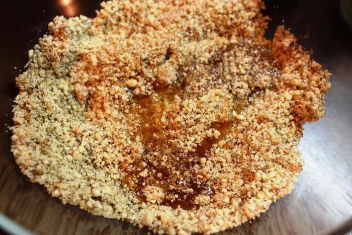 Чизкейк с голубым сыром и пьяной грушей