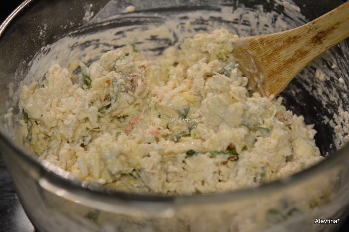 Булочки с цукини и сыром