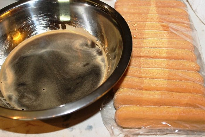 Кофейно-клубничный тирамису