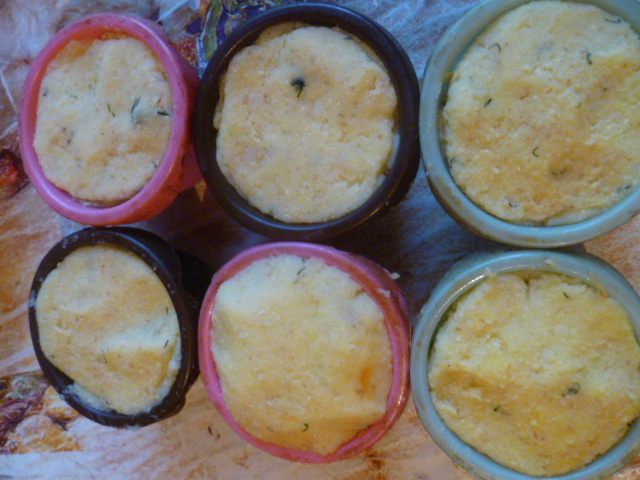 Картофельные кексы с мясом