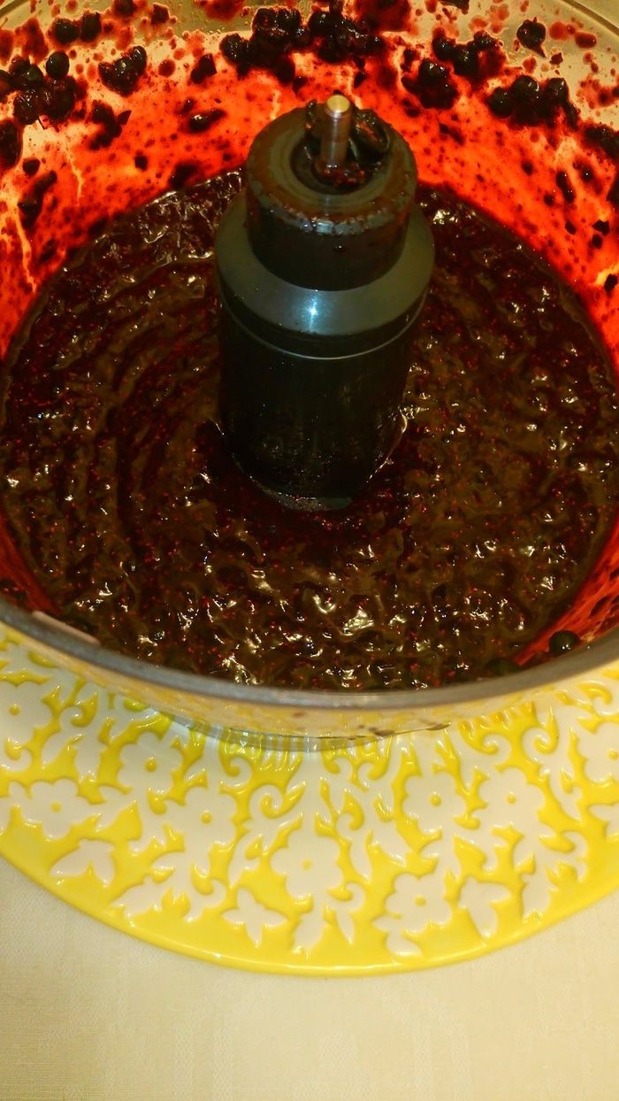Черничный конфитюр с мятой