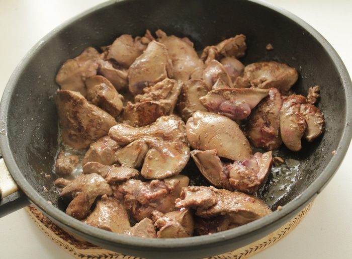 Кекс печеночный с сыром