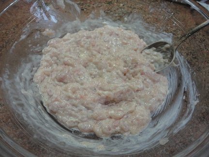 Куриные оладьи