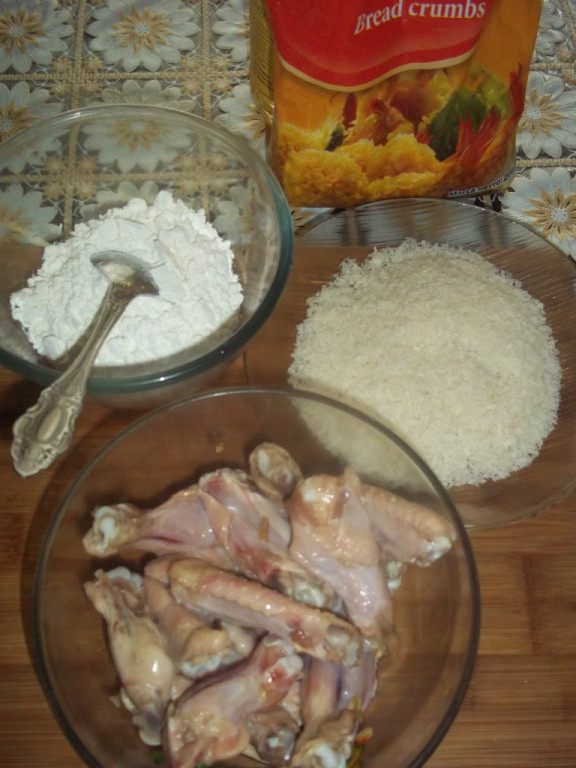Куриные крылышки в кляре