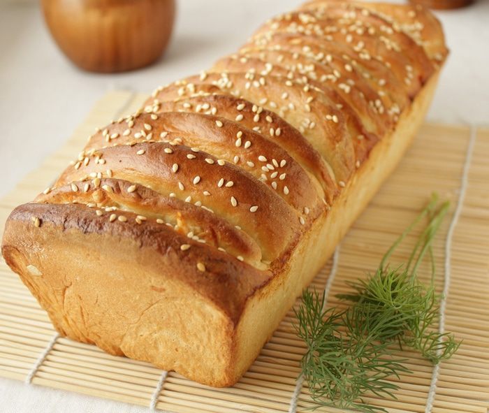 Хлеб с сыром и укропом