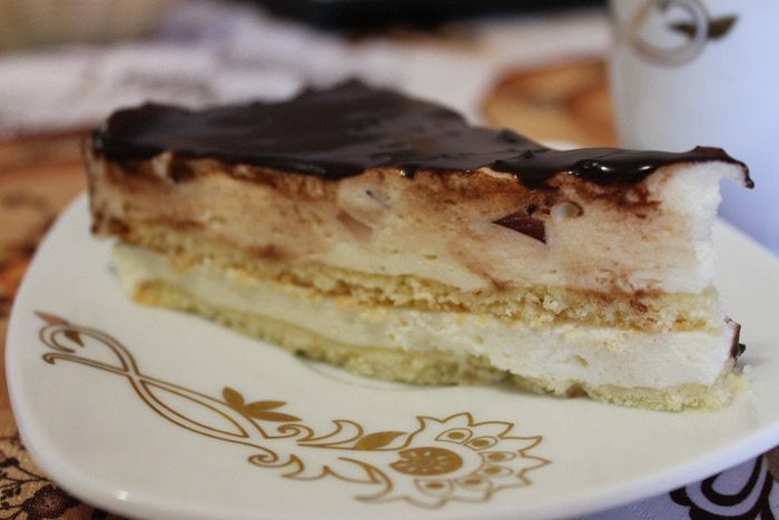 Торт &amp;quot;Птичье молоко&amp;quot; с кусочками желе