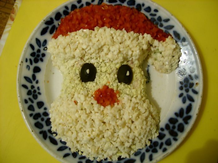 Салат &amp;quot;Дед Мороз&amp;quot;