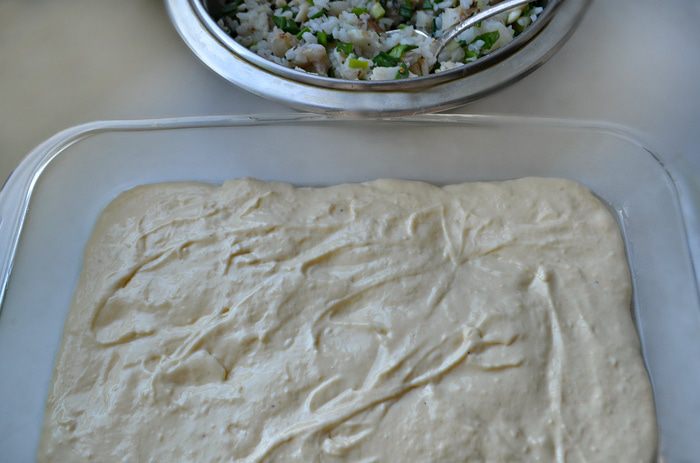 Рыбный заливной пирог