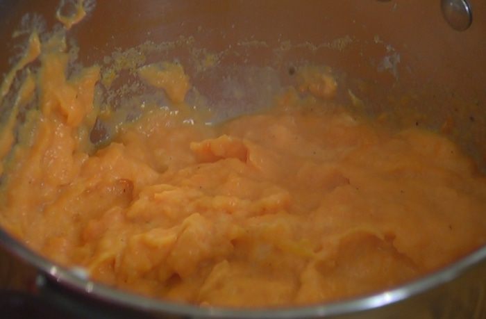 Биточки из тыквы, батата и моркови 