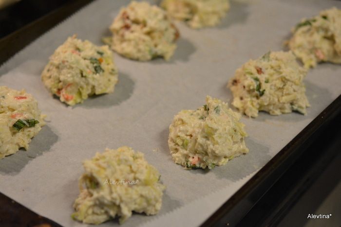 Булочки с цукини и сыром