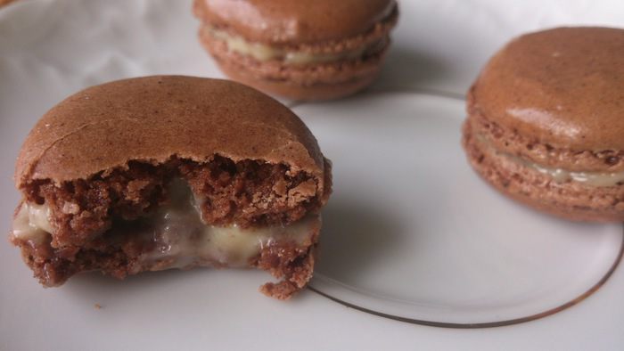 Печенье &amp;quot;Макарон&amp;quot; с карамельно-шоколадным кремом