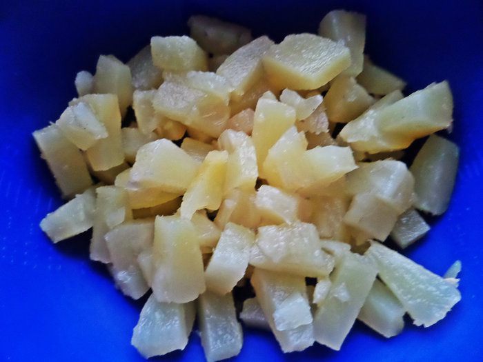 Ананасовое суфле с кокосом