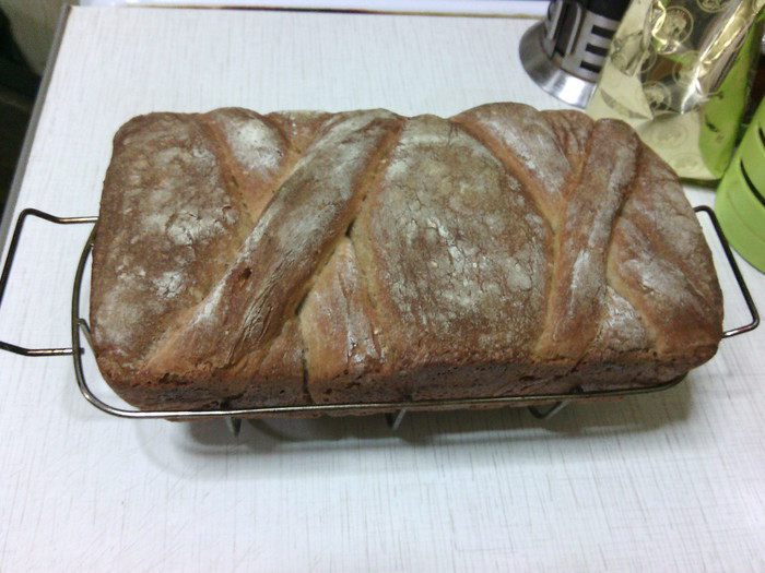 Ржаной хлеб на пшеничной опаре
