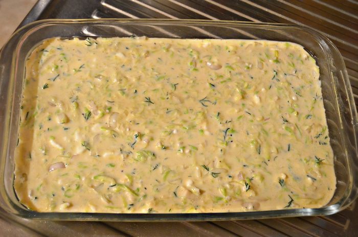 Запеканка из кабачков с сыром