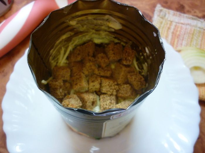 Салат &amp;quot;Общага&amp;quot; + МК по изготовлению сервировочных приспособлений