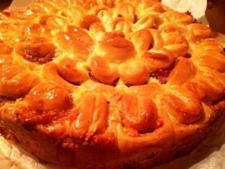 Мясной пирог &amp;quot;Хризантема&amp;quot;