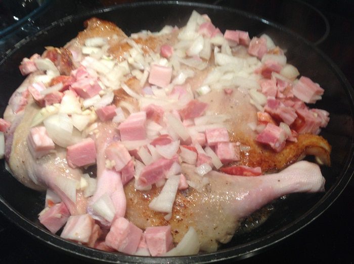 Жаркое из утиных ножек