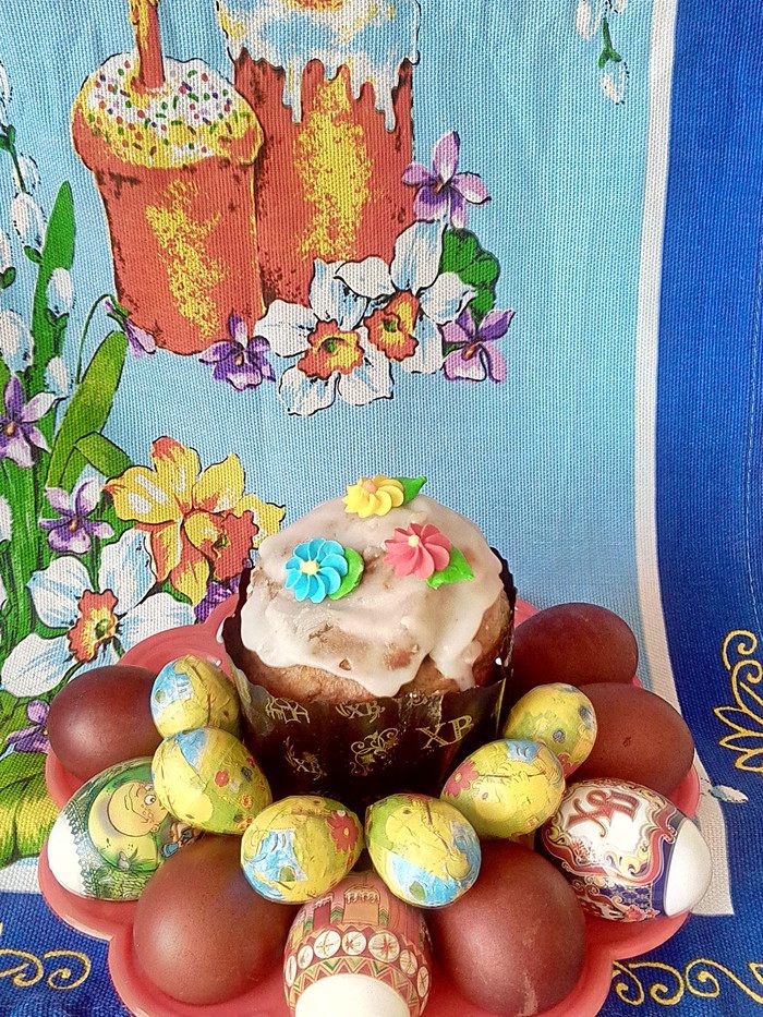 Банановая экспресс-пасочка без дрожжей