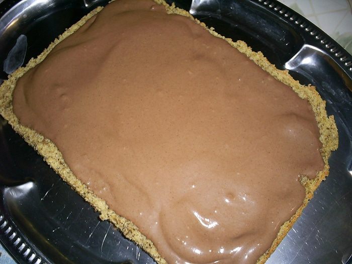 Орехово-шоколадный торт