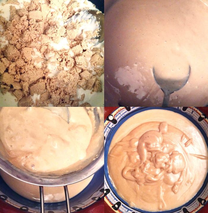 Чизкейк с халвой (без выпечки)