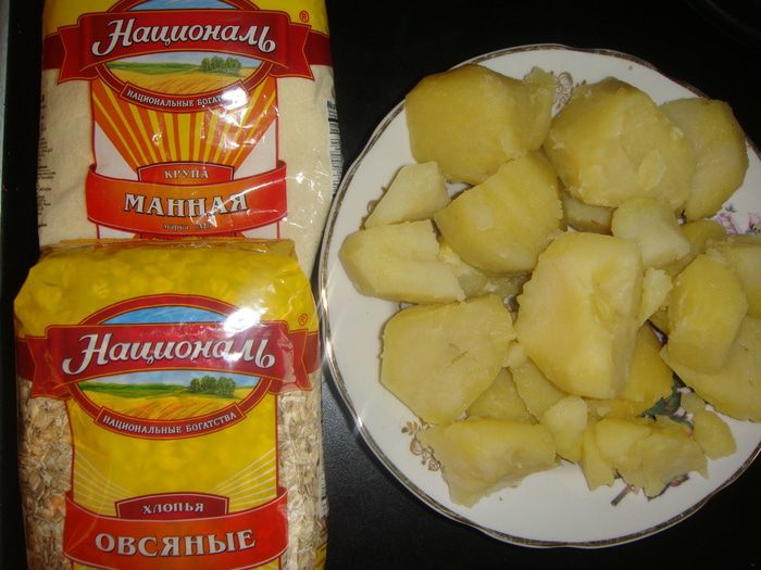 Постные котлеты из гречки и картофеля
