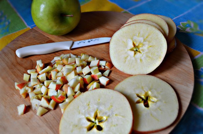 Овсяное печенье с яблоками