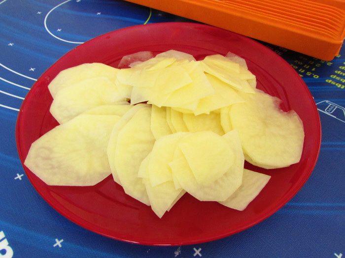Пряная галета с картофелем, тыквой и луком