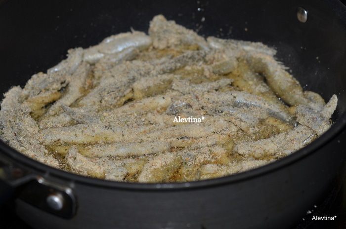 Корюшка жареная