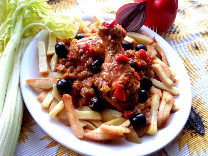Куриные ножки по-средиземноморски