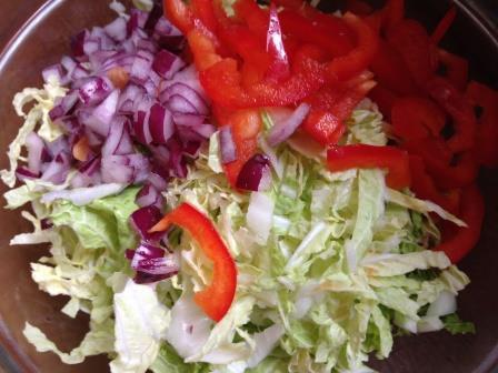 Салат &amp;quot;Ревнивица&amp;quot; из пекинской капусты и курицы