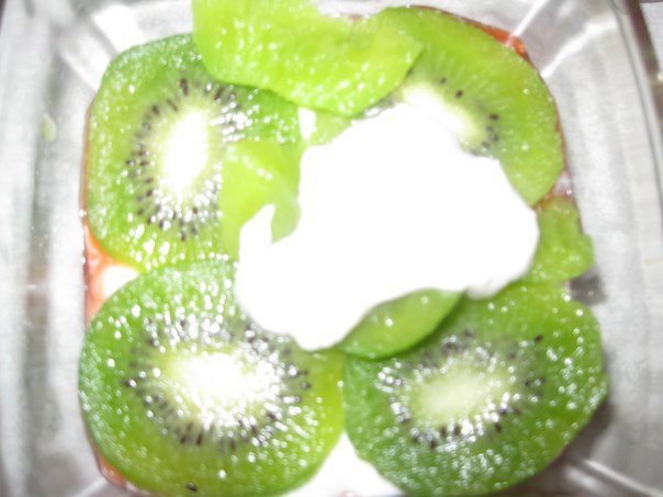 Десерт творожно-фруктовый