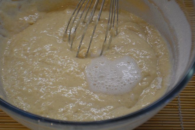 Американские панкейки со сметанно-манговым соусом