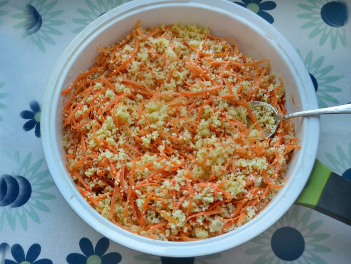 Марокканский салат с кускусом