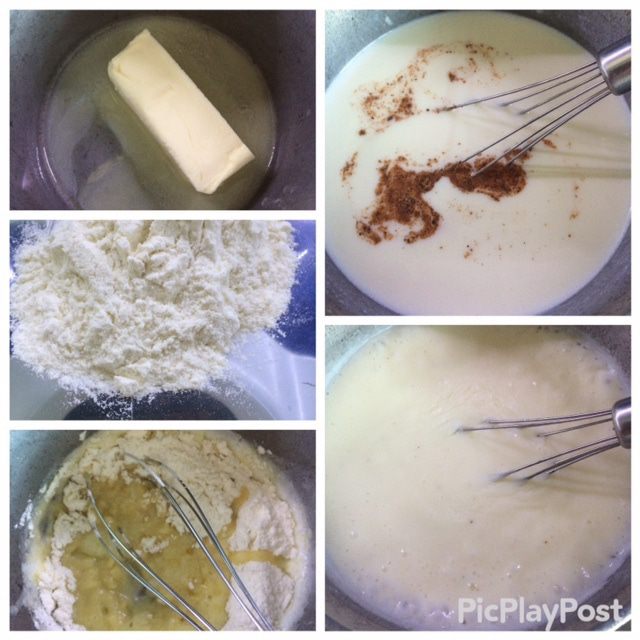 Блинные голубцы под соусом Бешамель