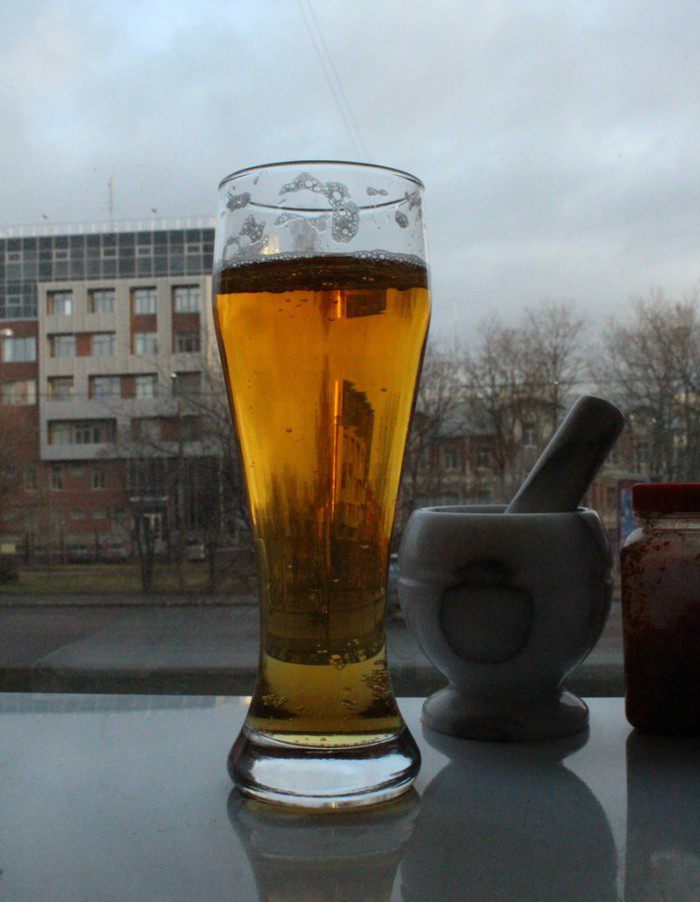 Рождественский карп в пиве