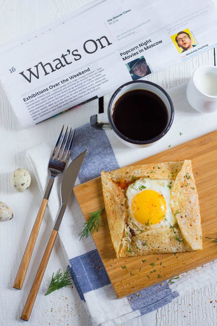 Завтрак в одном блинчике