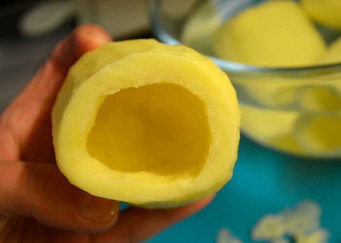 Запеченный фаршированный картофель от бабушки Франки 