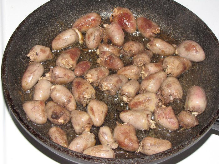 Рагу из куриных сердечек в мексиканском стиле