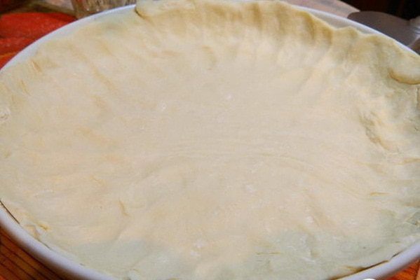 Слоеный апельсиновый пирог с безе