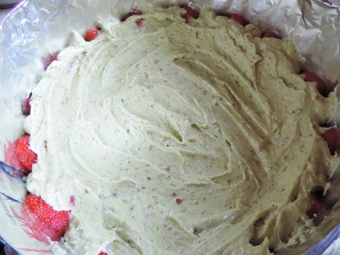 Клубничный торт с фисташковым кремом &amp;quot;Фрезье&amp;quot; («Fraisier»)